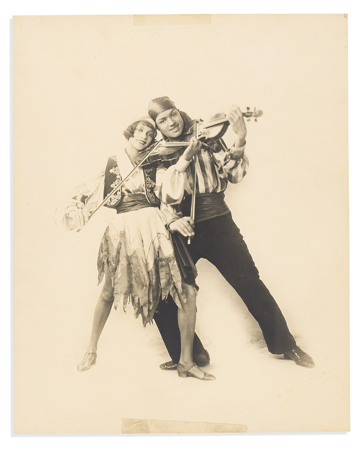 (ENTERTAINMENT--DANCE.) Family photo album including two Harlem dancers: Henri Wessels and his mother Lillian Fairley.